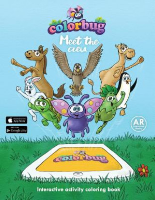 Kniha colorbug: interactive activity book for kids Pixelbug