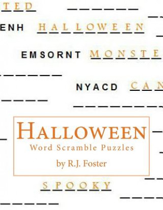 Carte Halloween: Word Scramble Puzzles R J Foster
