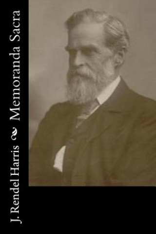 Buch Memoranda Sacra J Rendel Harris