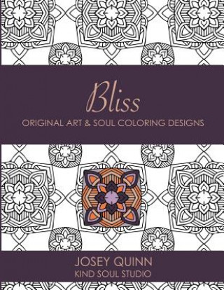 Książka Bliss: Original Art & Soul Coloring Designs: Find Your Calm, Relaxed Space Josey Quinn