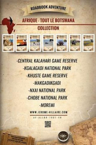 Книга Roadbook Adventure Intégrale Botswana Afrique Jerome Hillaire
