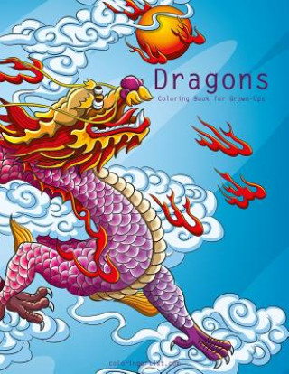 Libro Dragons Coloring Book for Grown-Ups 1 Nick Snels