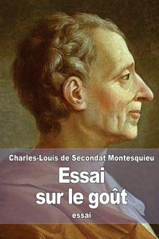 Carte Essai sur le go?t Charles-Louis De Secondat Montesquieu