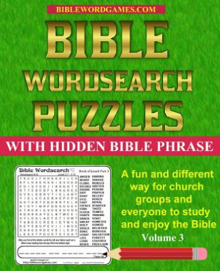 Könyv Bible Word Search Puzzles Volume 3 Gary W Watson