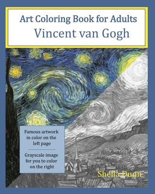 Kniha Art Coloring Book for Adults: Vincent van Gogh Sheila Dunn