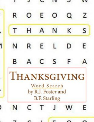 Carte Thanksgiving: Word Search R J Foster