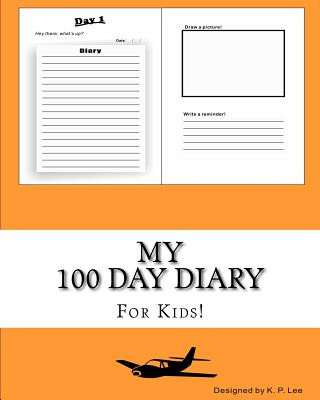 Książka My 100 Day Diary (Orange cover) K P Lee