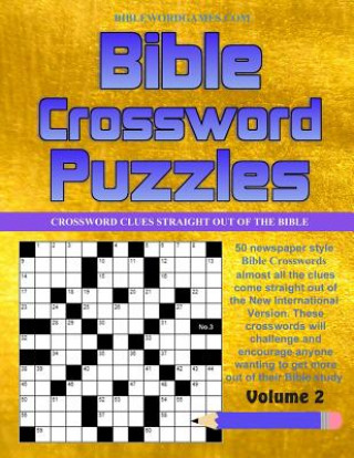 Carte Bible Crossword Puzzles Vol.2: 50 Newspaper style Bible Crossword Puzzles Gary W Watson