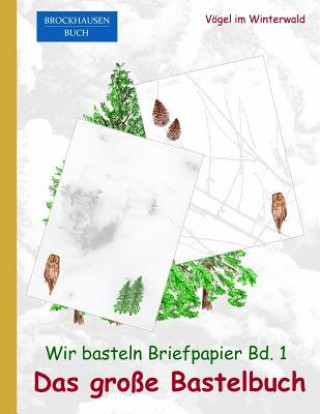 Knjiga Brockhausen: Wir basteln Briefpapier Bd. 1 - Das grosse Bastelbuch: Vögel im Winterwald Dortje Golldack