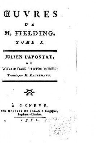 Carte Oeuvres de M. Fielding - Tome X Henry Fielding