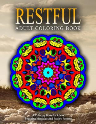 Könyv RESTFUL ADULT COLORING BOOKS - Vol.13: relaxation coloring books for adults Jangle Charm