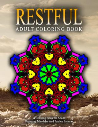 Книга RESTFUL ADULT COLORING BOOKS - Vol.20: relaxation coloring books for adults Jangle Charm