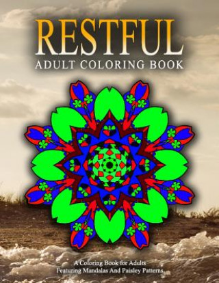 Könyv RESTFUL ADULT COLORING BOOKS - Vol.18: relaxation coloring books for adults Jangle Charm
