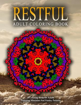 Könyv RESTFUL ADULT COLORING BOOKS - Vol.17: relaxation coloring books for adults Jangle Charm