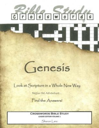 Kniha Crosswords Bible Study: Genesis Leader Book Sharon Lanz