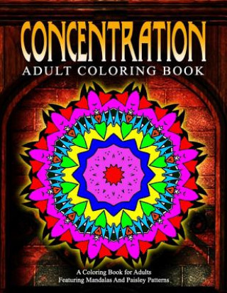 Könyv CONCENTRATION ADULT COLORING BOOKS - Vol.15: relaxation coloring books for adults Jangle Charm
