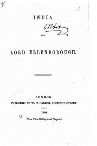 Книга India and Lord Ellenborough Dalton