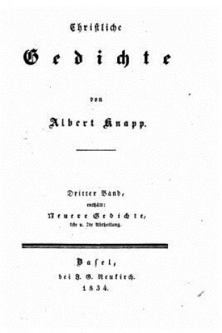 Buch Neuere Gedichte Albert Knapp