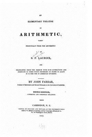 Könyv An elementary treatise on arithmetic F LaCroix