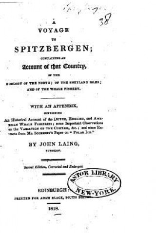 Carte A Voyage to Spitzbergen John Laing