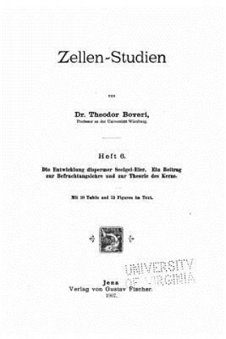 Книга Zellen-Studien Theodor Boveri