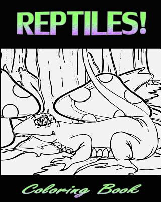 Knjiga Reptiles! (Coloring Book) June Peters