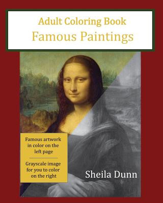 Книга Famous Paintings: Adult Coloring Book Sheila Dunn