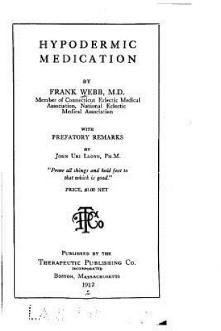 Book Hypodermic Medication Frank Webb