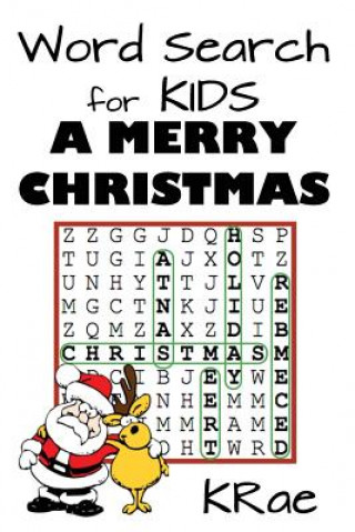 Книга Word Search for Kids: A Merry Christmas Krae