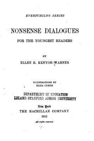 Книга Nonsense dialogues for the youngest readers Ellen E Kenyon-Warner