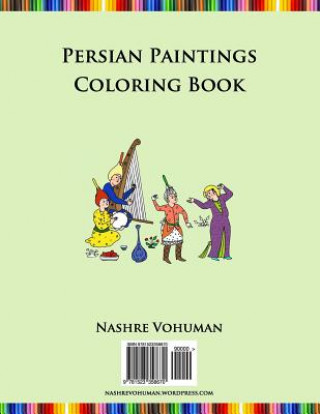 Kniha Persian Paintings Coloring Book Nashre Vohuman