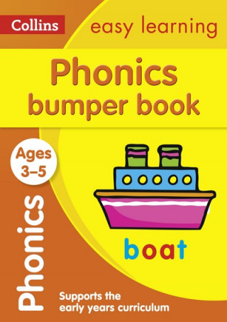 Книга Phonics Bumper Book Ages 3-5 Collins Easy Learning