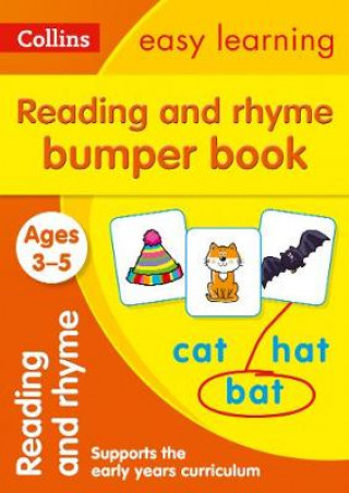 Carte Reading and Rhyme Bumper Book Ages 3-5 Collins Easy Learning
