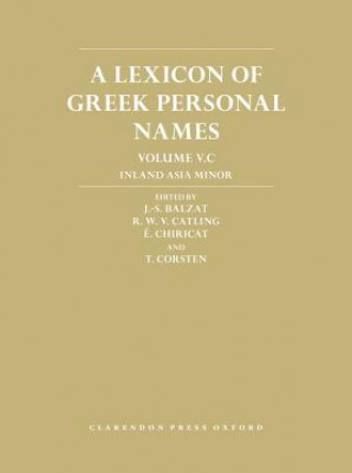 Knjiga Lexicon of Greek Personal Names J. -S. Balzat