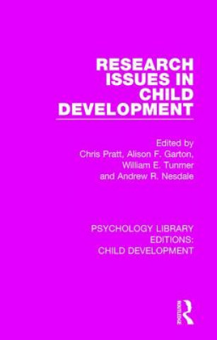 Book Research Issues in Child Development Chris Pratt