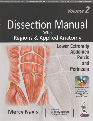 Kniha Dissection Manual with Regions & Applied Anatomy Mercy Navis