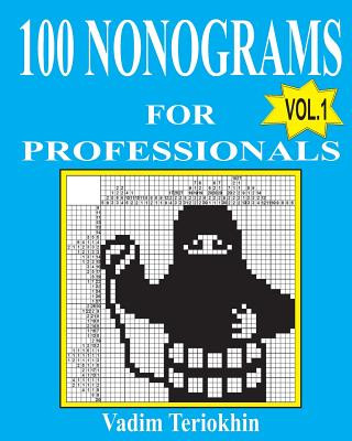 Knjiga 100 nonograms for professionals Vadim Teriokhin