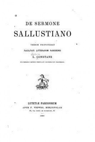 Carte De sermone Sallustiano L Constans