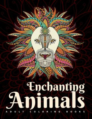 Carte Adult Coloring Books: Enchanting Animals Inky Balm Designs