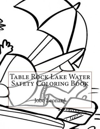 Carte Table Rock Lake Water Safety Coloring Book Jobe Leonard