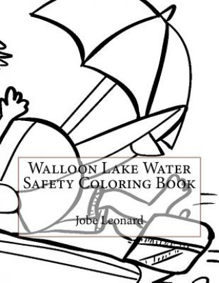 Carte Walloon Lake Water Safety Coloring Book Jobe Leonard
