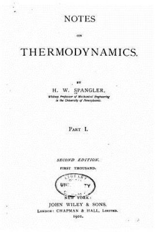 Buch Notes on Thermodynamics H W Spangler