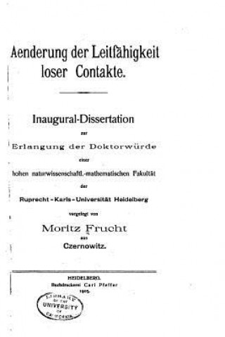 Carte Aenderung der leitfähigkeit loser contakte Moritz Frucht