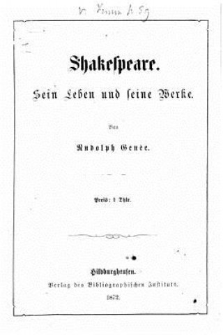 Книга Shakespeare Sein leben und seine werke Rudolf Genee