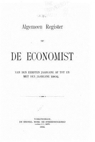 Kniha De Economist Jacob Leonard De Bruyn