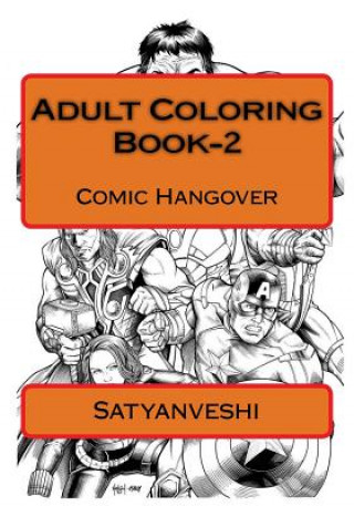 Book Adult Coloring Book, Part 2: Comic Hangover Satyanveshi