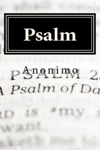Könyv Psalm Anonimo
