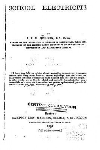 Knjiga School Electricity J E H Gordon