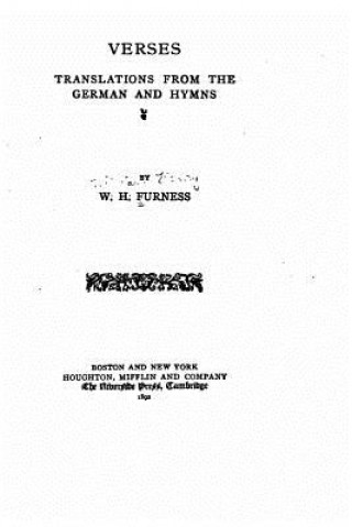 Knjiga Verses W H Furness