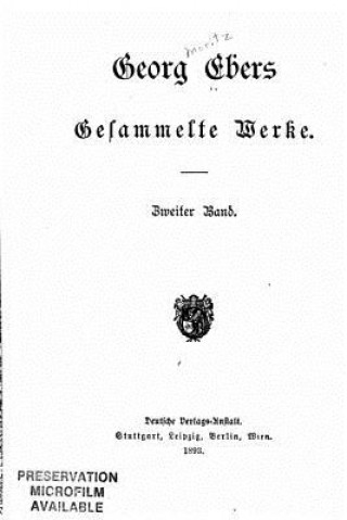 Kniha Georg Ebers Gesammelte Werke Georg Ebers
